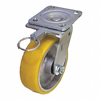 GRAINGER APPROVED Standard Plate Caster Swivel 1250 lb., 490W03