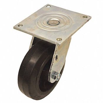 GRAINGER APPROVED NSF-Listed Plate Caster Swivel 600 lb., 489A28