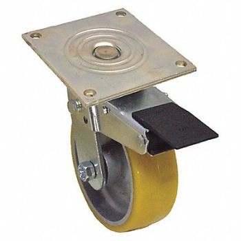 GRAINGER APPROVED Standard Plate Caster Swivel 1250 lb., 489A39