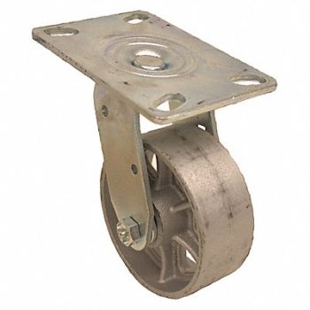 GRAINGER APPROVED NSF-Listed Plate Caster Swivel 1250 lb., 489A48