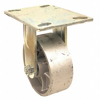 GRAINGER APPROVED Standard Plate Caster Rigid 1000 lb., 490V67