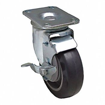 GRAINGER APPROVED Standard Plate Caster Swivel 240 lb., 489A62