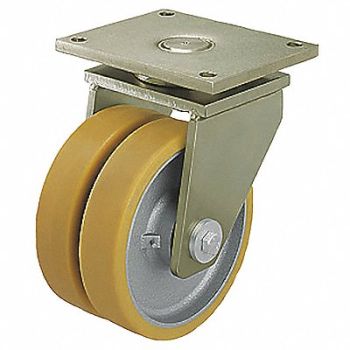GRAINGER APPROVED Standard Plate Caster Swivel 1585 lb., 489A68