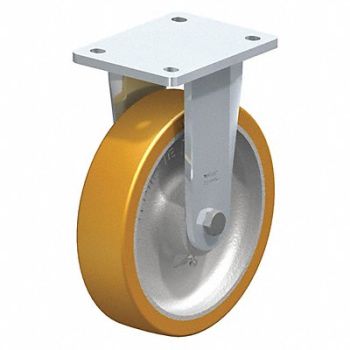 GRAINGER APPROVED Standard Plate Caster Rigid 2200 lb., 489A71