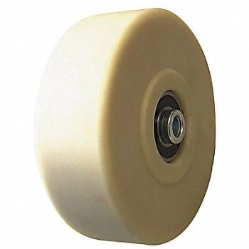 GRAINGER APPROVED Ergonomic Nylon Tread Wheel 8 3000 lb., 489A84