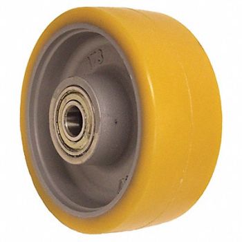GRAINGER APPROVED PUR Tread on Iron Core Wheel, 489A87