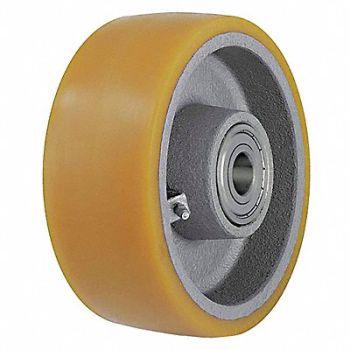 GRAINGER APPROVED PUR Tread on Iron Core Wheel, 489A86