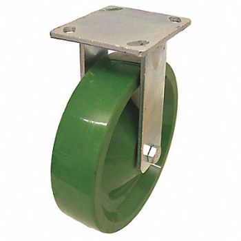 GRAINGER APPROVED Standard Plate Caster Rigid 1000 lb., 489C18