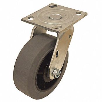 GRAINGER APPROVED Standard Plate Caster Swivel 350 lb., 489C20
