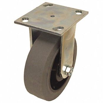 GRAINGER APPROVED Standard Plate Caster Rigid 600 lb., 489C22