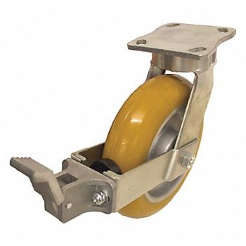 GRAINGER APPROVED Kingpinless Plate Caster Swivel 1500 lb., 489C39