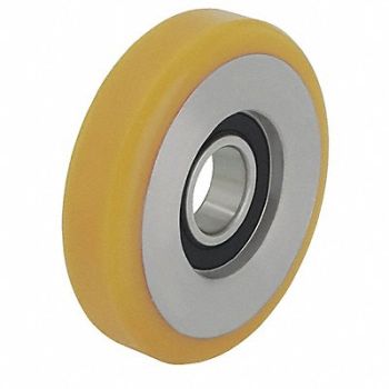 GRAINGER APPROVED PUR Tread on Steel Core Wheel, 489C40