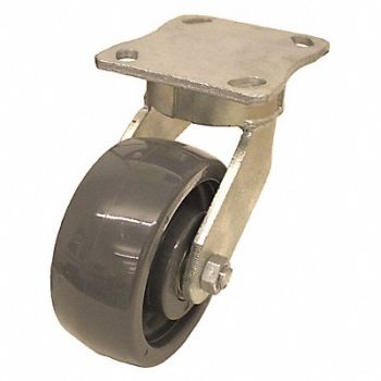 GRAINGER APPROVED Kingpinless Plate Caster Swivel 1000 lb., 489C51
