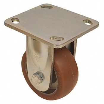 GRAINGER APPROVED Standard Plate Caster Rigid 770 lb., 489C67