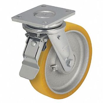 GRAINGER APPROVED Standard Plate Caster Swivel 2425 lb., 489D14