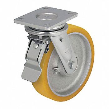 GRAINGER APPROVED Standard Plate Caster Swivel 2425 lb., 489D17