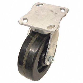 GRAINGER APPROVED Kingpinless Plate Caster Swivel 1400 lb., 489D68