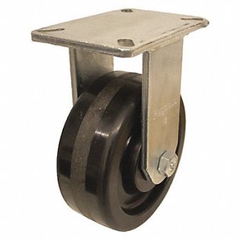GRAINGER APPROVED Kingpinless Plate Caster Rigid 2000 lb., 489D38