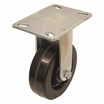 GRAINGER APPROVED Standard Plate Caster Rigid 1400 lb., 489D40