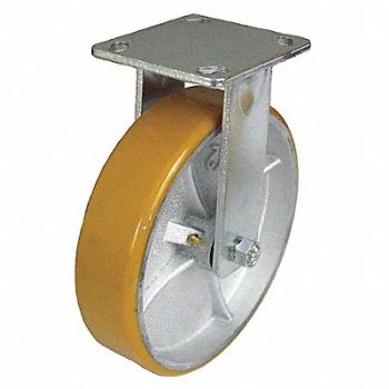 GRAINGER APPROVED NSF-Listed Plate Caster Rigid 700 lb., 489D41