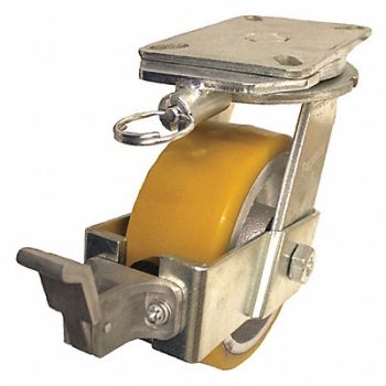 GRAINGER APPROVED Standard Plate Caster Swivel 2500 lb., 489D55