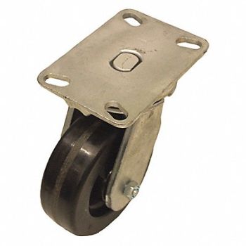 GRAINGER APPROVED Standard Plate Caster Swivel 1400 lb., 489D58