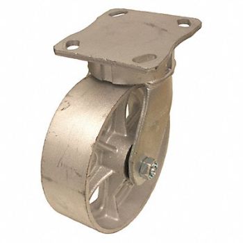 GRAINGER APPROVED Kingpinless Plate Caster Swivel 1400 lb., 489D67