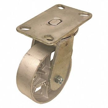 GRAINGER APPROVED Standard Plate Caster Swivel 1200 lb., 489D75