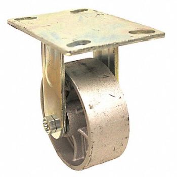 GRAINGER APPROVED NSF-Listed Plate Caster Rigid 700 lb., 489D79