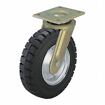 GRAINGER APPROVED Plate Caster w/Flat-Free Swivel 2090 lb., 489D81