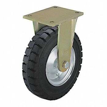 GRAINGER APPROVED Plate Caster w/ Flat-Free Rigid 2090 lb., 489D83