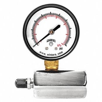 WINTERS Pressure Gauge 2 Nominal Dial Size, 489F22