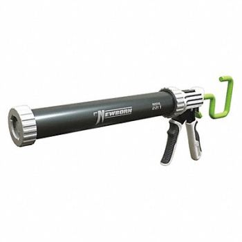NEWBORN Caulk Gun Aluminum Gray/White, 489J03