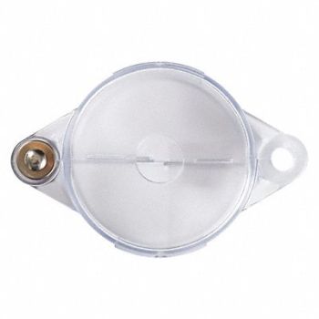 BRADY Gate Valve Lockout Clear 1-3/8 H x 3 L, 489M12