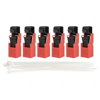 BRADY Circuit Breaker Lockout Rail 2-7/16 H, 489M20