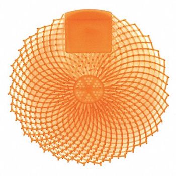 IMPACT Urinal Screen Round Orange 1.44 oz PK12, 489M96