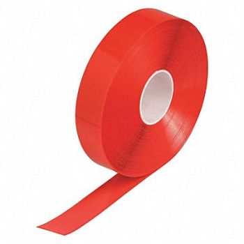 BRADY Floor Tape Red 2 inx100 ft Roll, 489N35