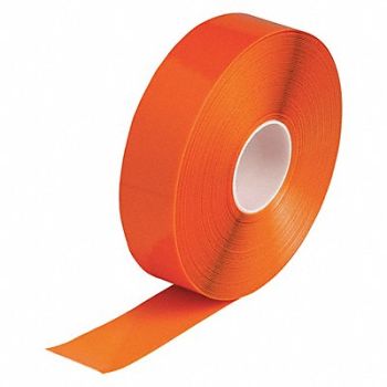 BRADY Floor Tape Orange 2 inx100 ft Roll, 489N36