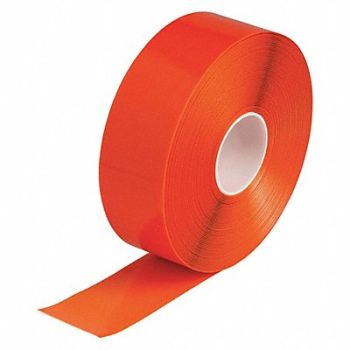 BRADY Floor Tape Orange 3 inx100 ft Roll, 489N43