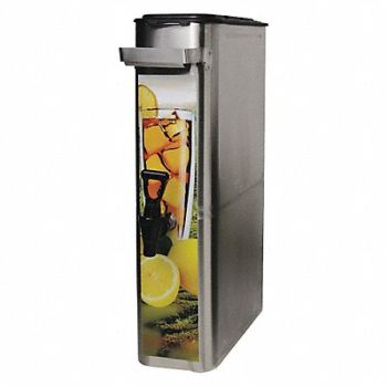 NEWCO COFFEE Tea Dispenser 3.5 Gallon Narrow, 48FP64