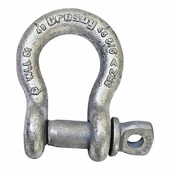 CROSBY Shackle 5/8 in 10 000 lb Screw Pin, 48FR14