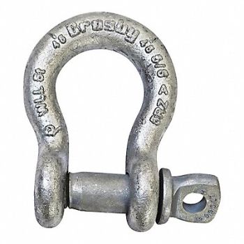 CROSBY Shackle 7/8 in 19 000 lb Screw Pin, 48FR16