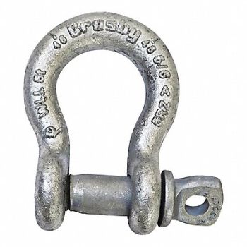 CROSBY Shackle 1 in 25 000 lb Screw Pin, 48FR17