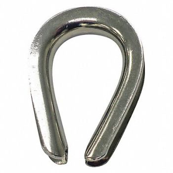 CROSBY Wire Rope Thimble 5/16 in Steel, 48FR69