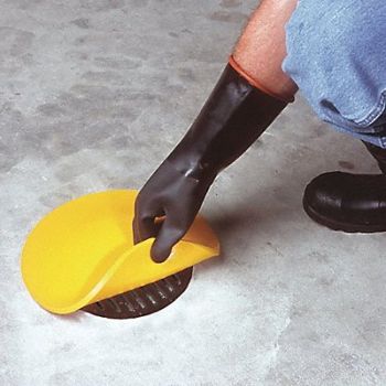 CONDOR Drain Seal 30inLx30inWx3/8in Thick Yllw, 48FZ17