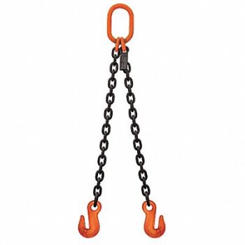 STREN-FLEX Chain Sling Grade 100 10 ft L DOG Sling, 48GA37