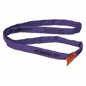 STREN-FLEX SIMIAN GT Round Sling Endless 5/8in. Dia 3ft. L, 48GA47