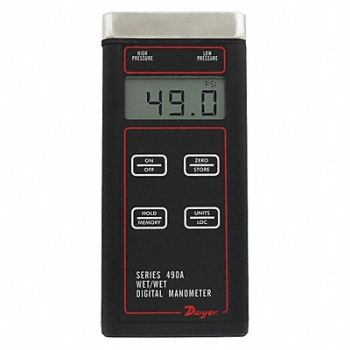 DWYER Digital Hydronic Manometer 500 psi, 48GC47