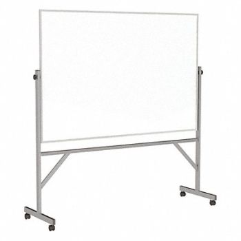 GHENT Dry Erase Brd Reversible Melamine 77 W, 48GC89