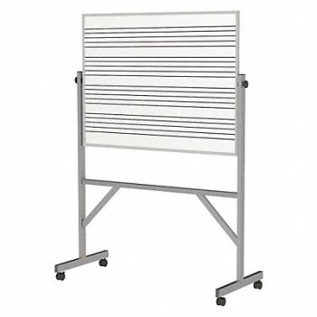 GHENT DryEraseBrd Magnetic Porcelain 53-1/4 W, 48GD14